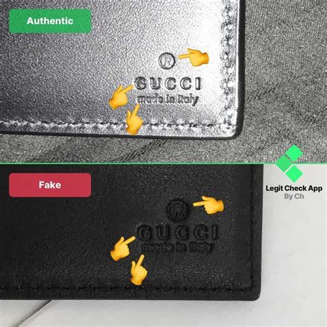 how to spot fake gucci wallets|real gucci men's wallet.